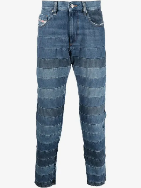 Diesel Slim D-Strukt panelled jeans