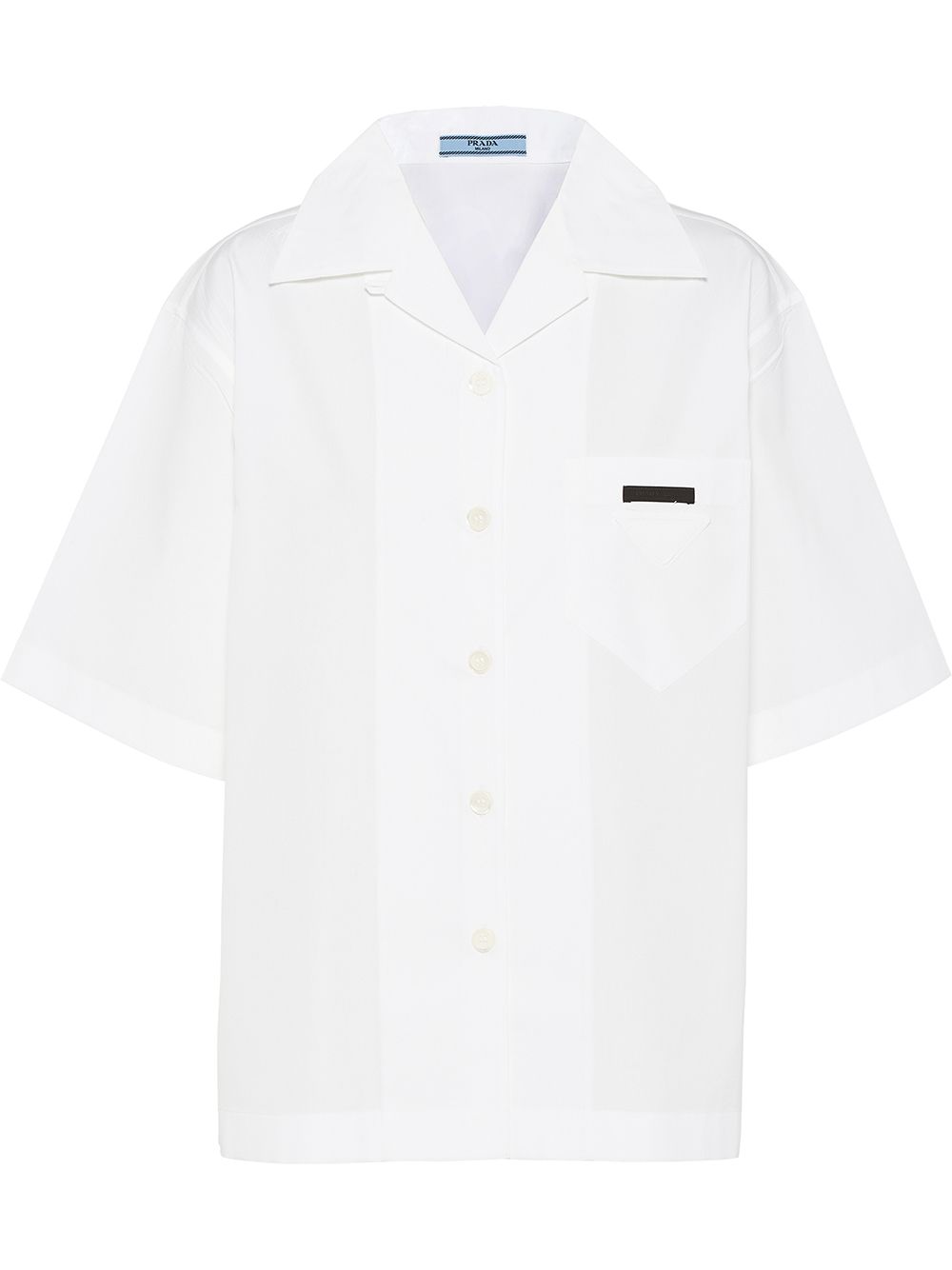 Prada Black Poplin Bowling Shirt Prada