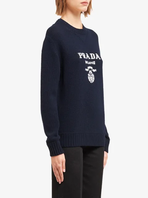 prada logo jumper