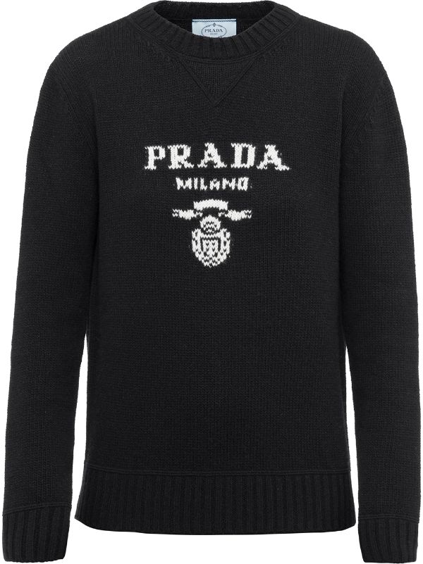 prada logo sweater