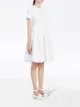Prada logo-patch flared dress