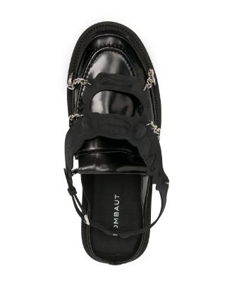 Harness slingback loafers展示图