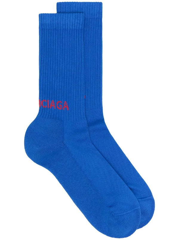 balenciaga blue socks