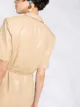 Nanushka Anco leather mini dress
