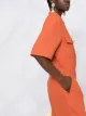 Nanushka Macacão Paige com aba no bolso'
