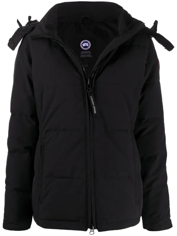 canada goose hooded puffer jacket