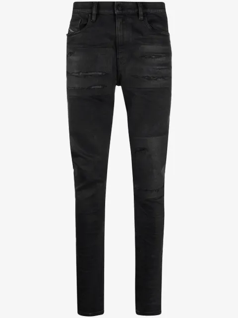 Diesel D-Amny mid-rise slim-fit jeans