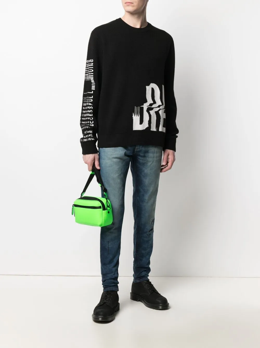 фото Diesel джинсы d-strukt кроя слим