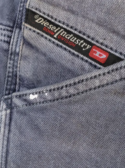 Shop Diesel D-Franky straight-leg jeans 