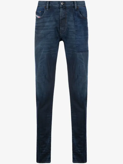 Diesel D-Strukt mid-rise slim-fit jeans 