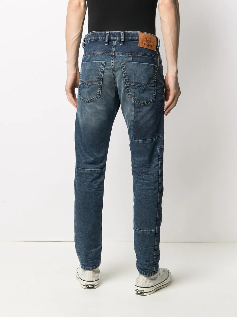 фото Diesel джинсы с эффектом потертости