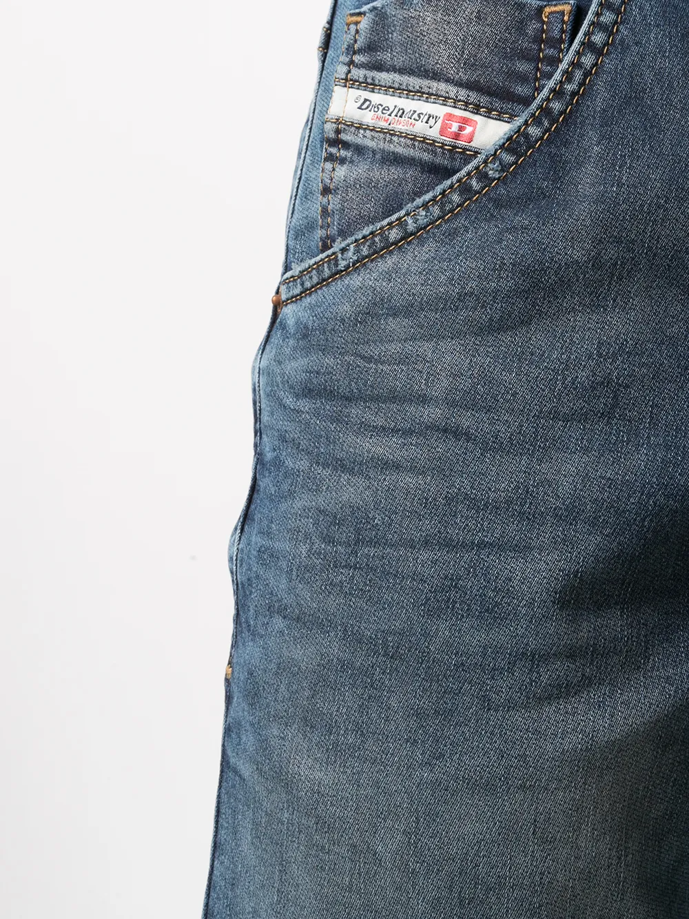 фото Diesel джинсы с эффектом потертости