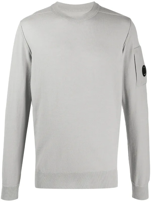 cp company white jumper