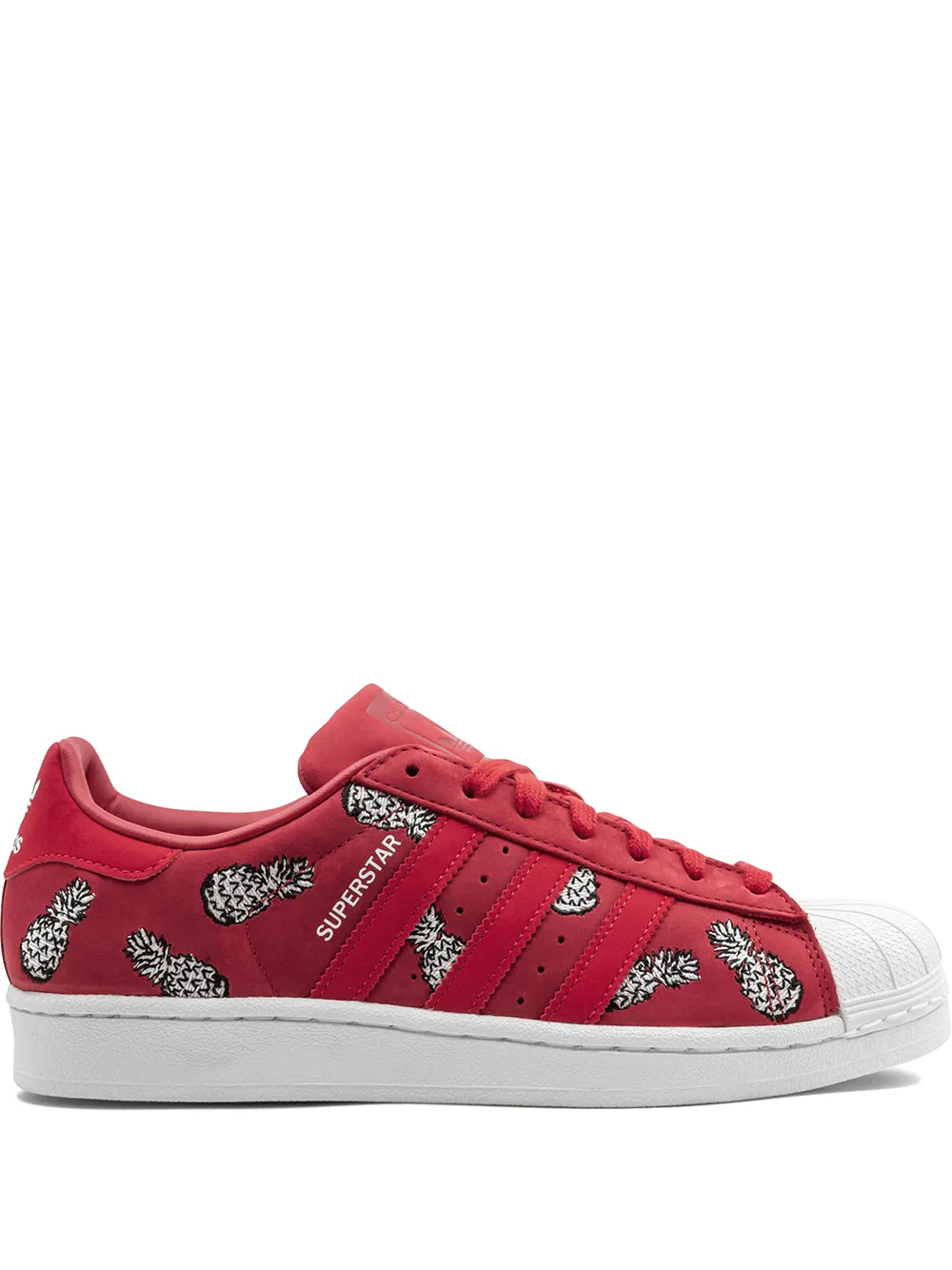 Adidas Superstar low-top sneakers Red