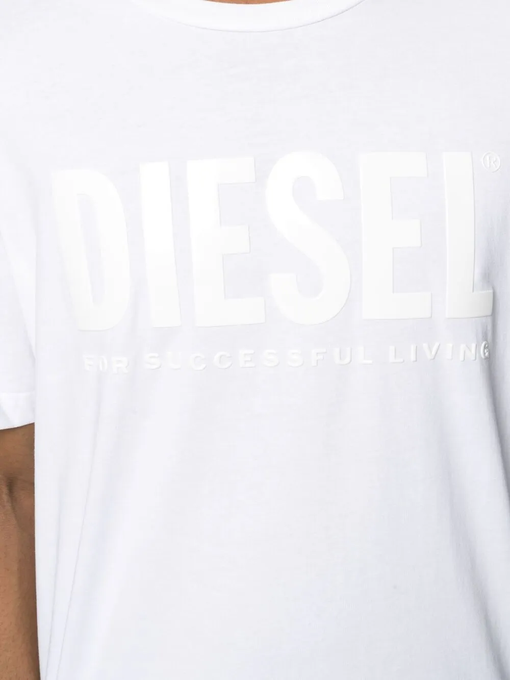 фото Diesel футболка из органического хлопка с логотипом