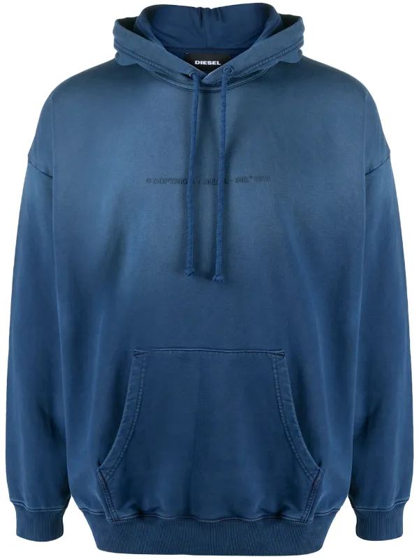 diesel hoodie blue