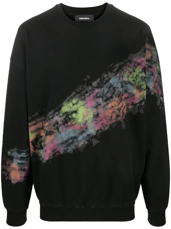 designer tie dye sweatshirt