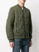Diesel quilted zip-front bomber jacket