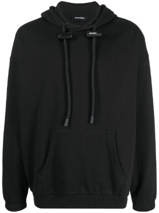 Diesel oversize-drawstring Cotton Hoodie - Farfetch