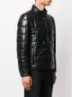 Fay high-shine quilted jacket