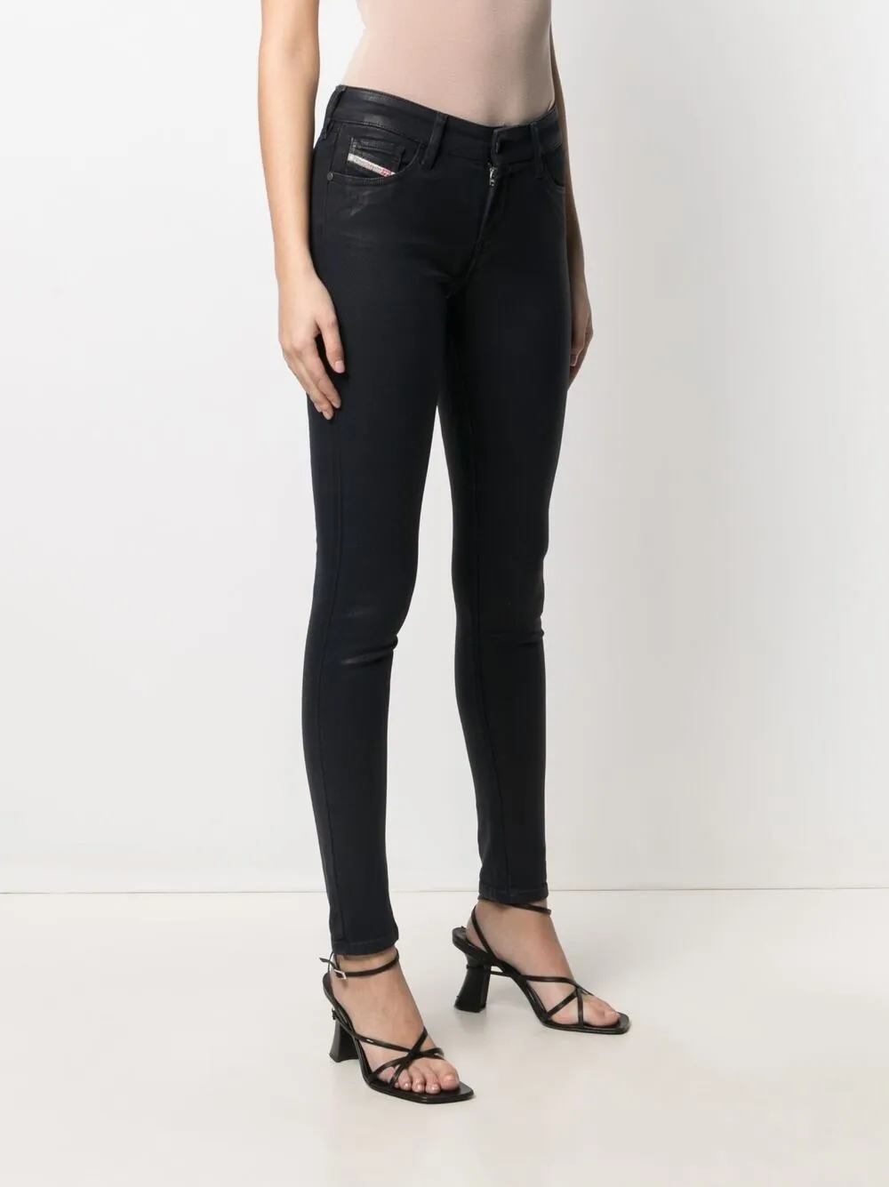  Diesel Slandy Skinny Jeans   Blau 