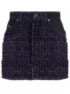 Image 1 of Diesel bouclé-wool denim skirt