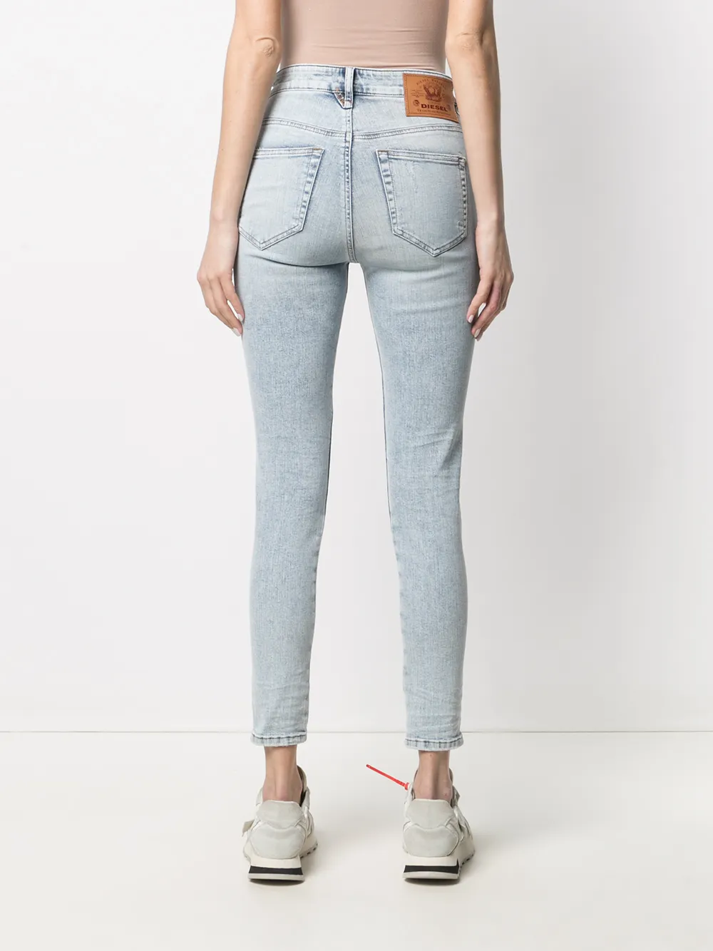 фото Diesel джинсы скинни slandy с завышенной талией