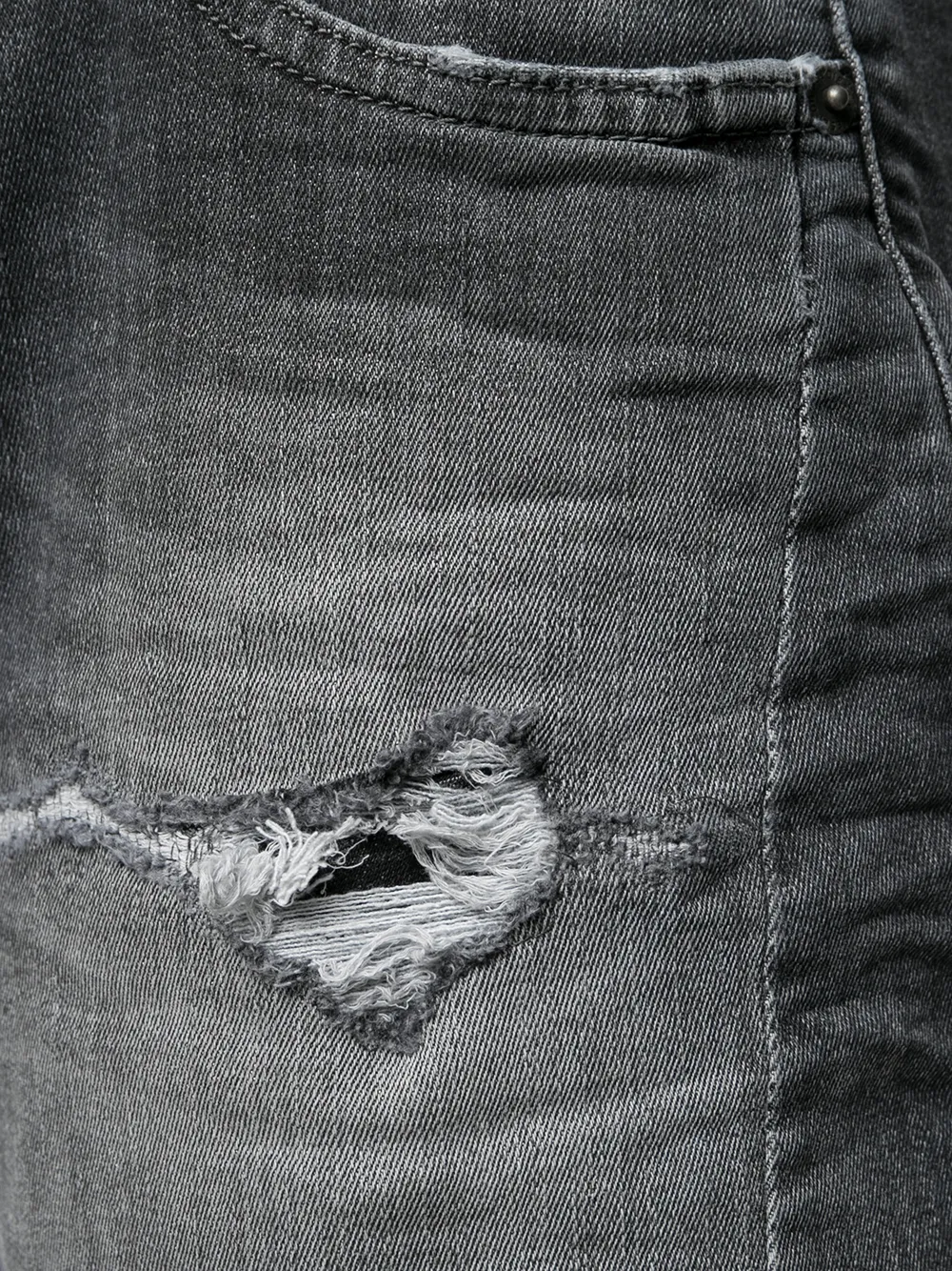 Diesel Cropped boyfriend jeans Grijs