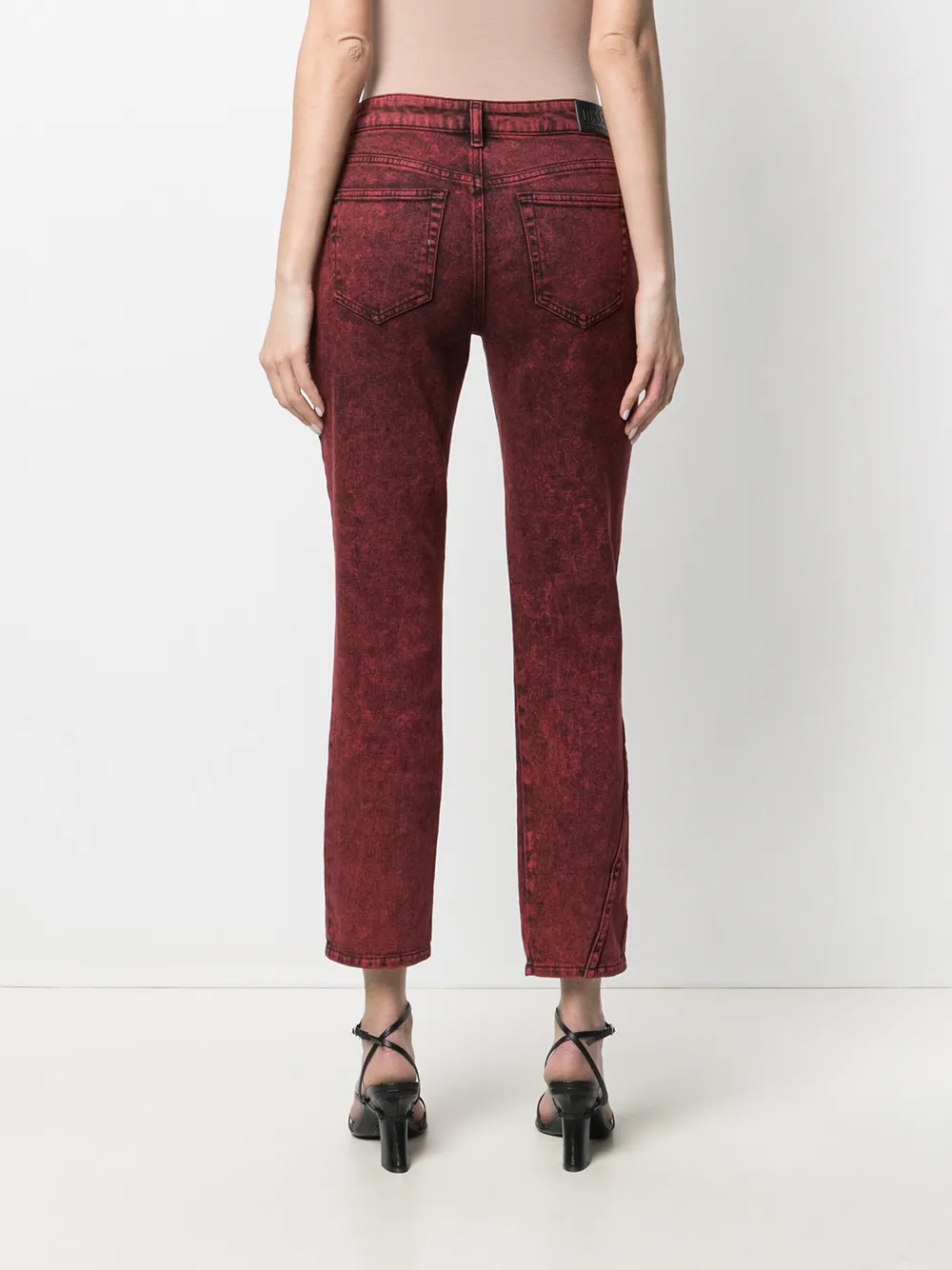 Diesel Slim-fit jeans Rood