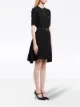 Prada logo-patch belted mini dress