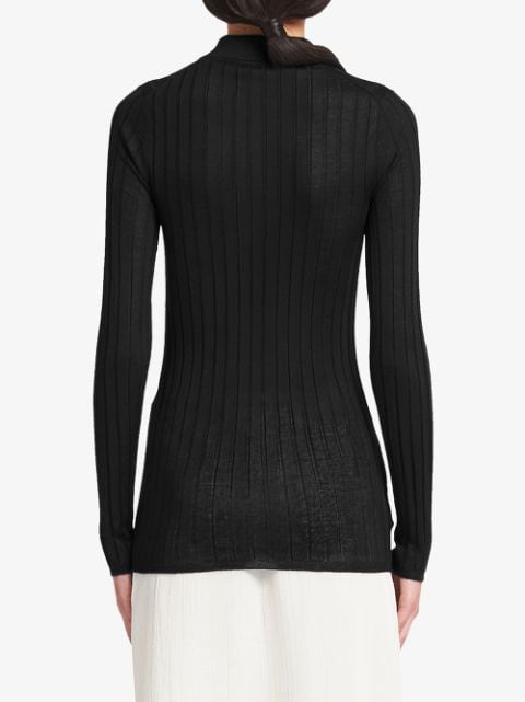 Prada ribbed-knit Polo Shirt - Farfetch