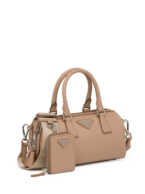 Prada Re-Edition 2005 Saffiano Leather Bag Cameo Beige