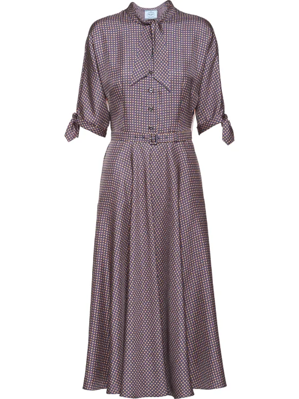 prada silk dress