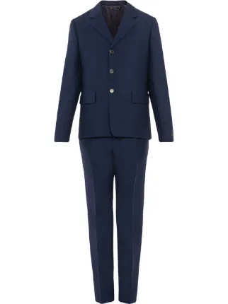 Prada shop blue suit