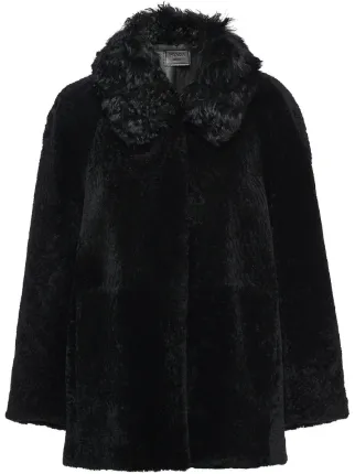 Prada coat clearance womens with fur