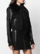 Diesel panelled teddy jacket