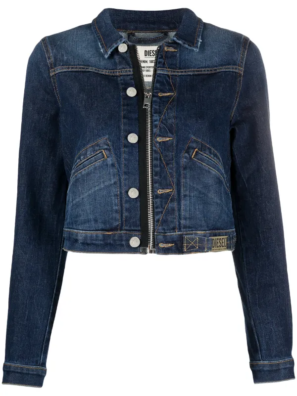 Diesel DE-Blondy cropped denim jacket 