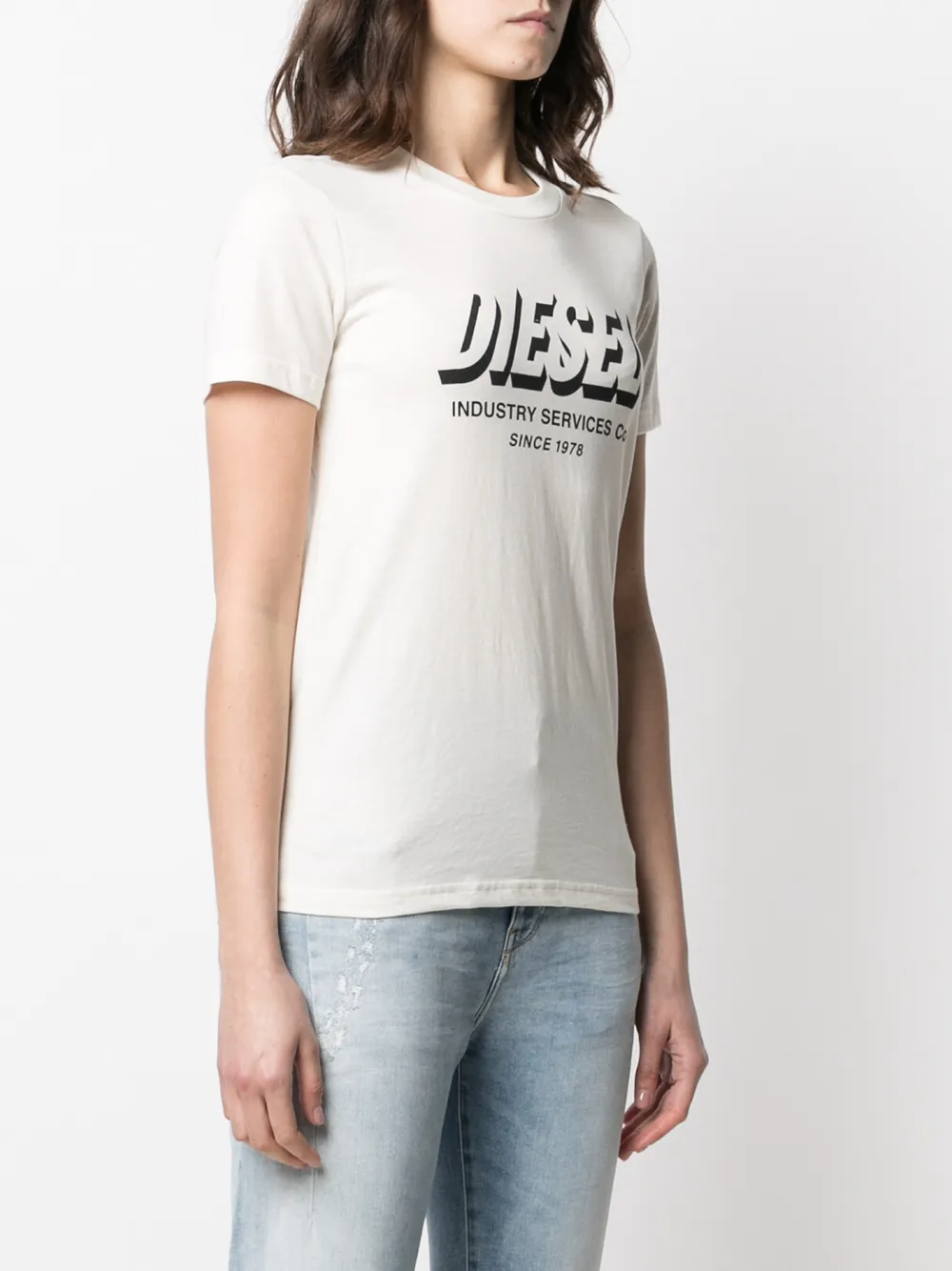 фото Diesel футболка green label с логотипом