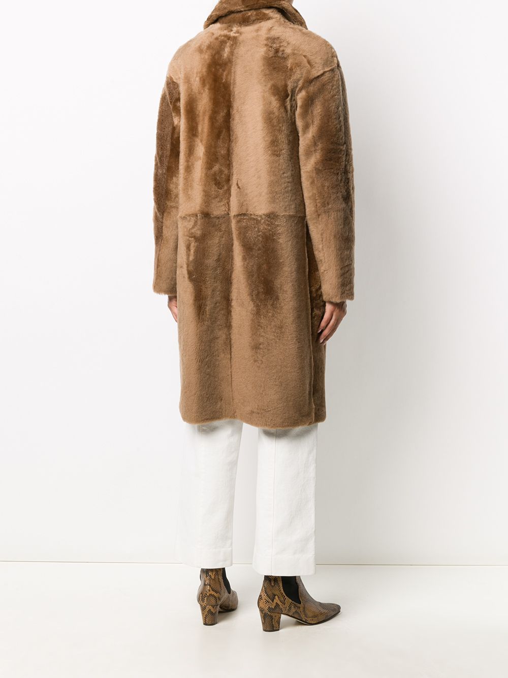 фото Drome reversible shearling coat