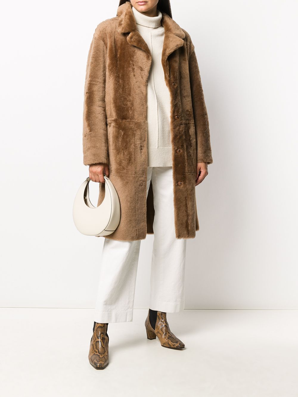 фото Drome reversible shearling coat