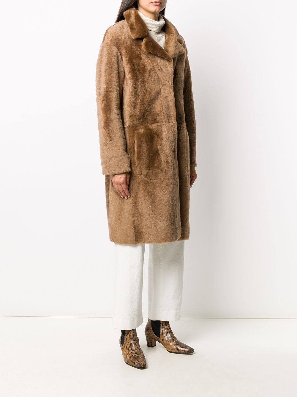 фото Drome reversible shearling coat