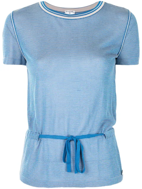 CHANEL Pre-Owned 2008 drawstring waist T-shirt
