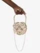 Rosantica crystal-embellished bull mini bag