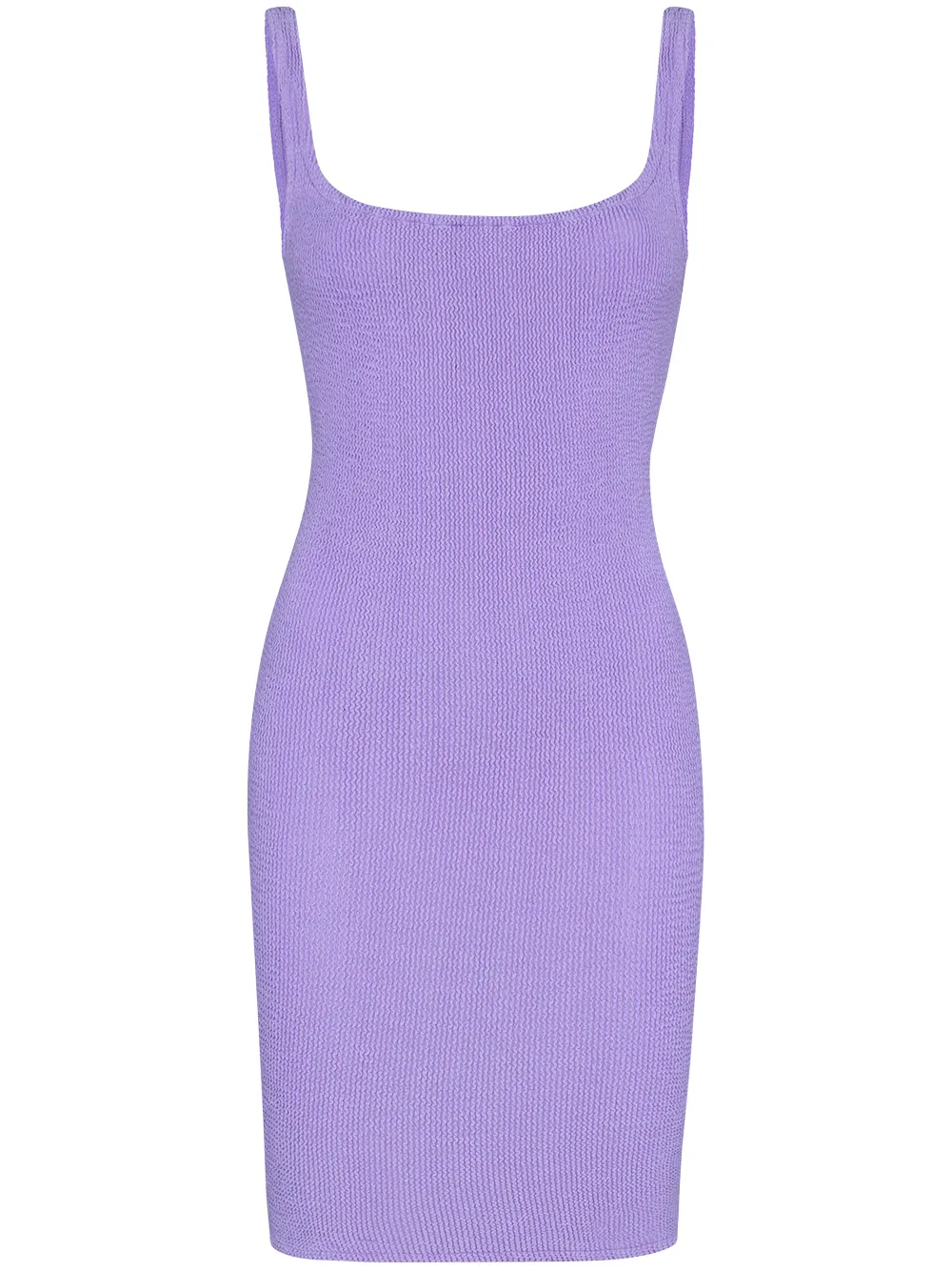 Hunza G приталенное платье мини