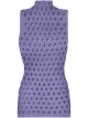 Image 1 of Maisie Wilen perforated rollneck tank top