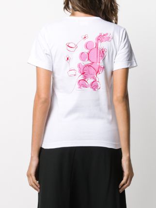 mouse print T-shirt展示图