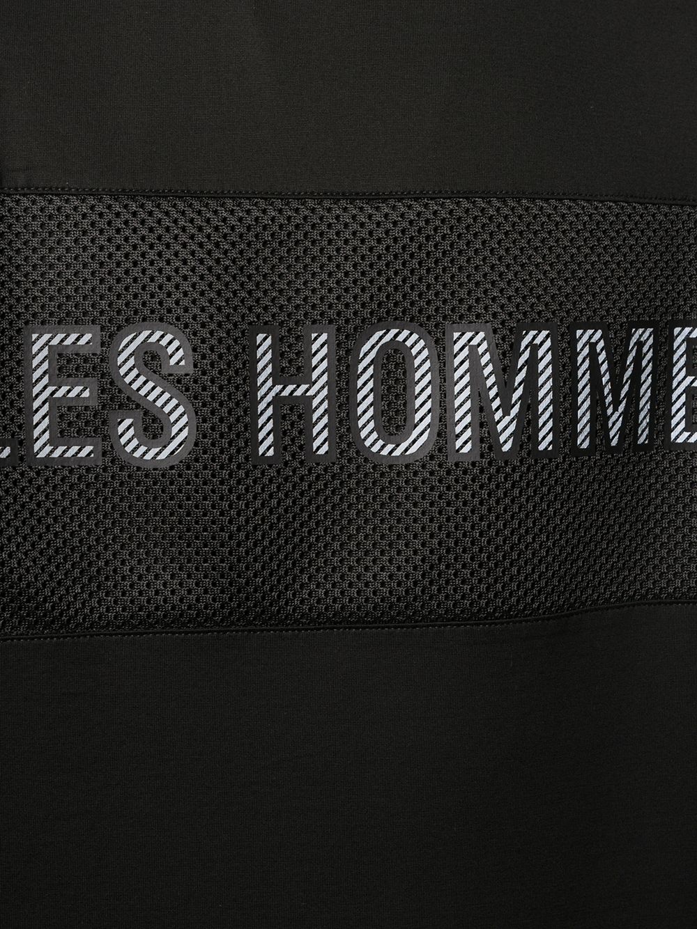 фото Les hommes футболка с вышитым логотипом