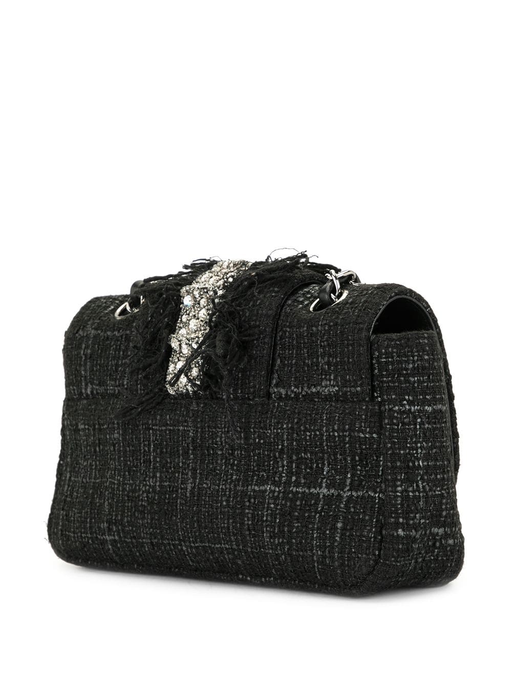 Affordable HOT SALE CHANEL 2006 rhinestone fringe shoulder bag Women