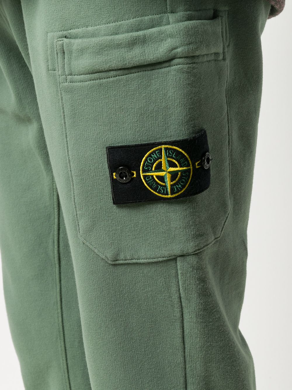 фото Stone island спортивные брюки с кулиской и логотипом