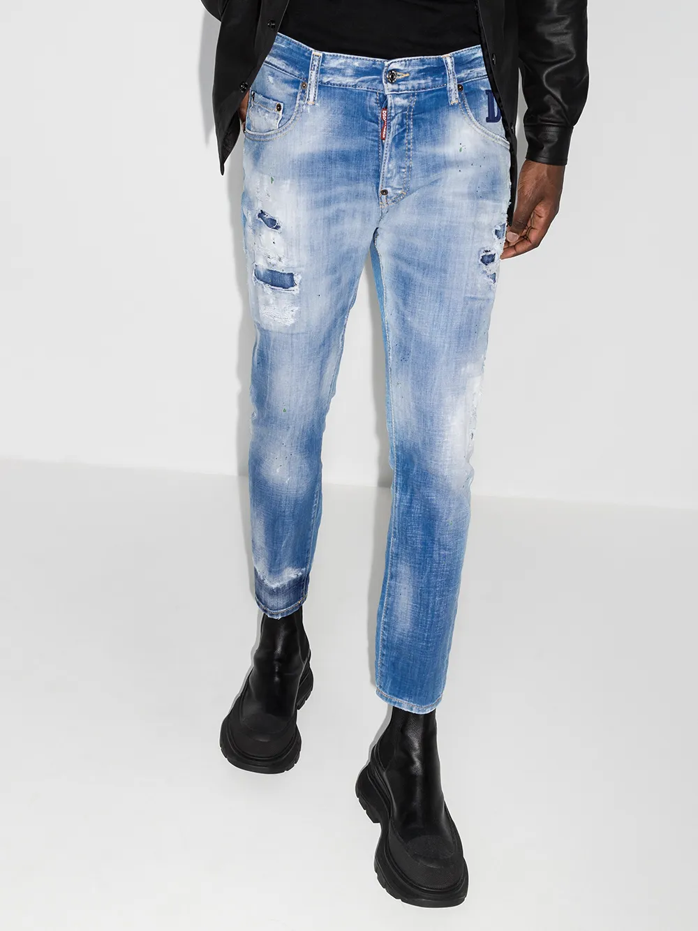 фото Dsquared2 джинсы кроя слим